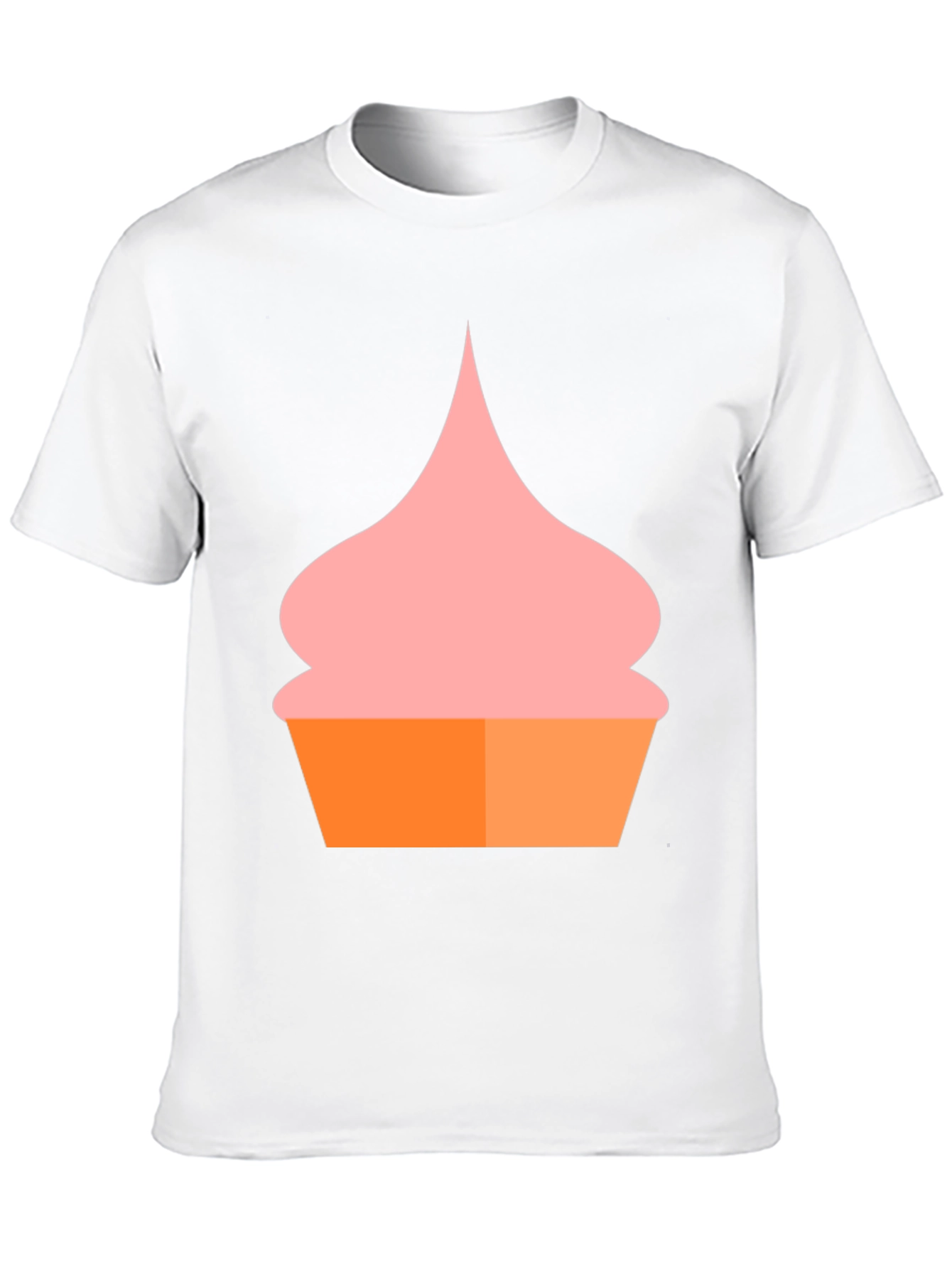 Fun Cupcake Graphic T-Shirt - Casual Black Tee