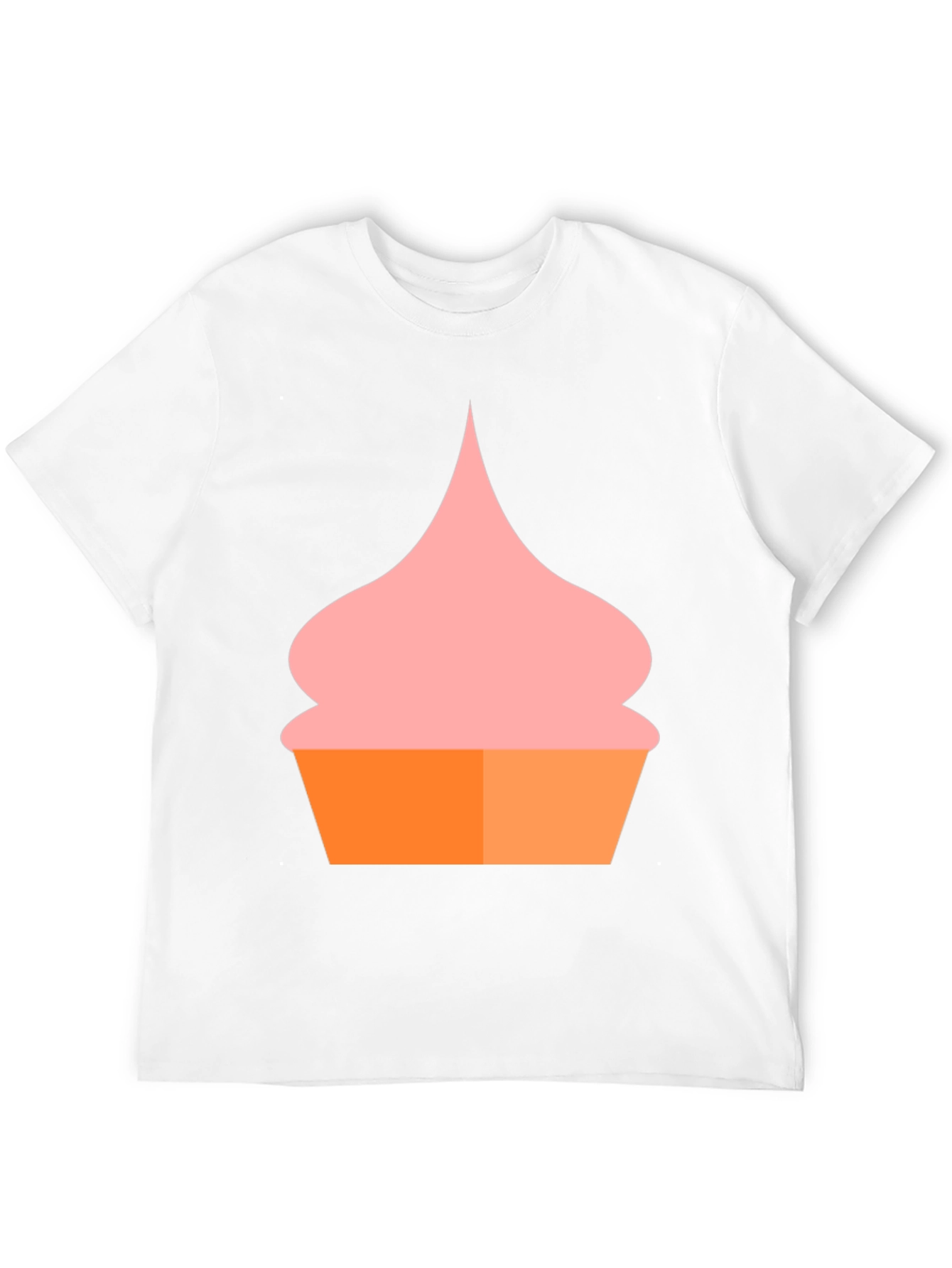 Fun Cupcake Graphic T-Shirt - Casual Black Tee