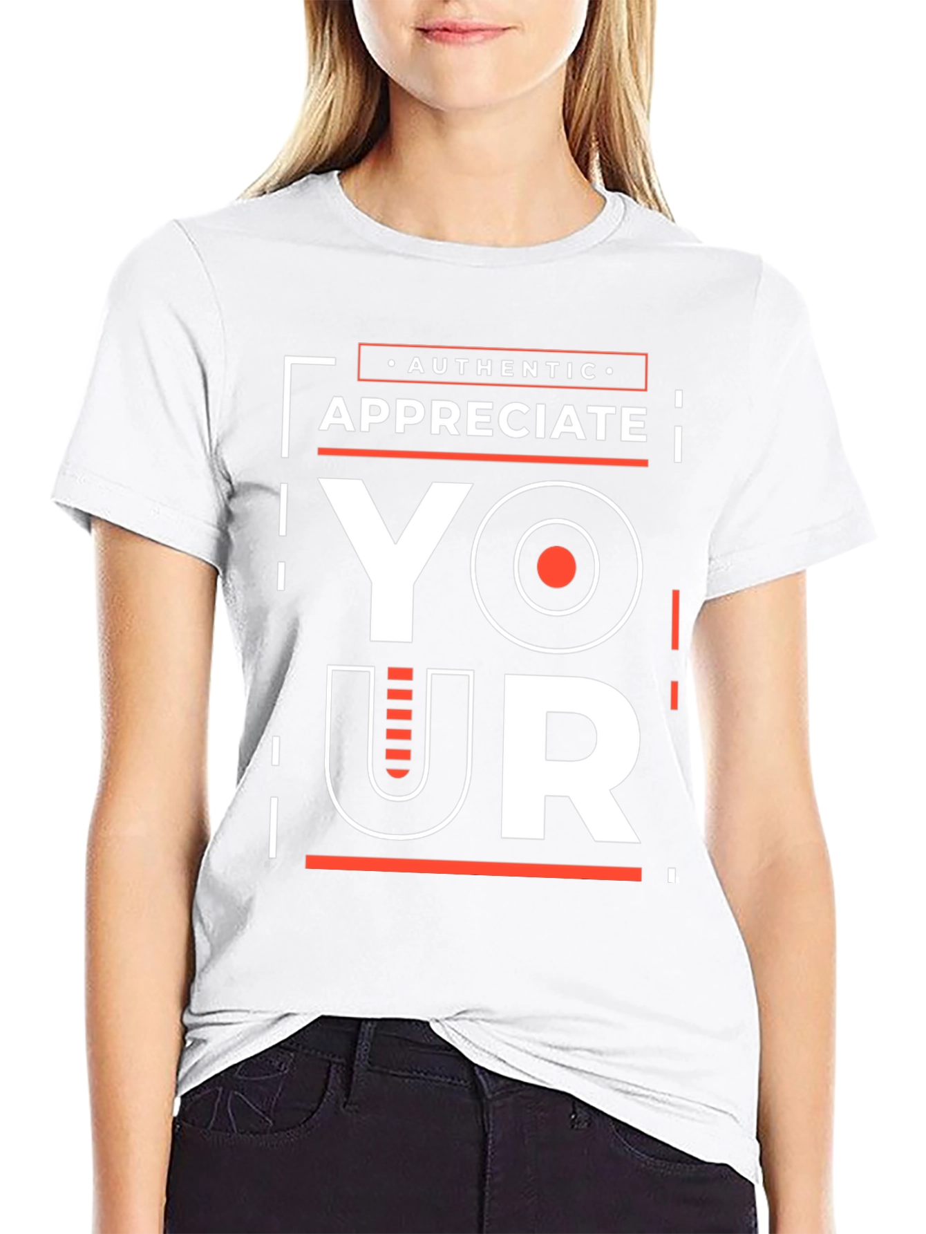 Appreciate Your Authentic Style Black Graphic Tee