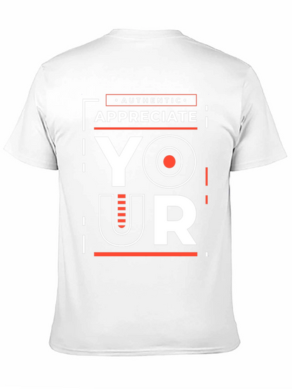 Appreciate Your Authentic Style Black Graphic Tee