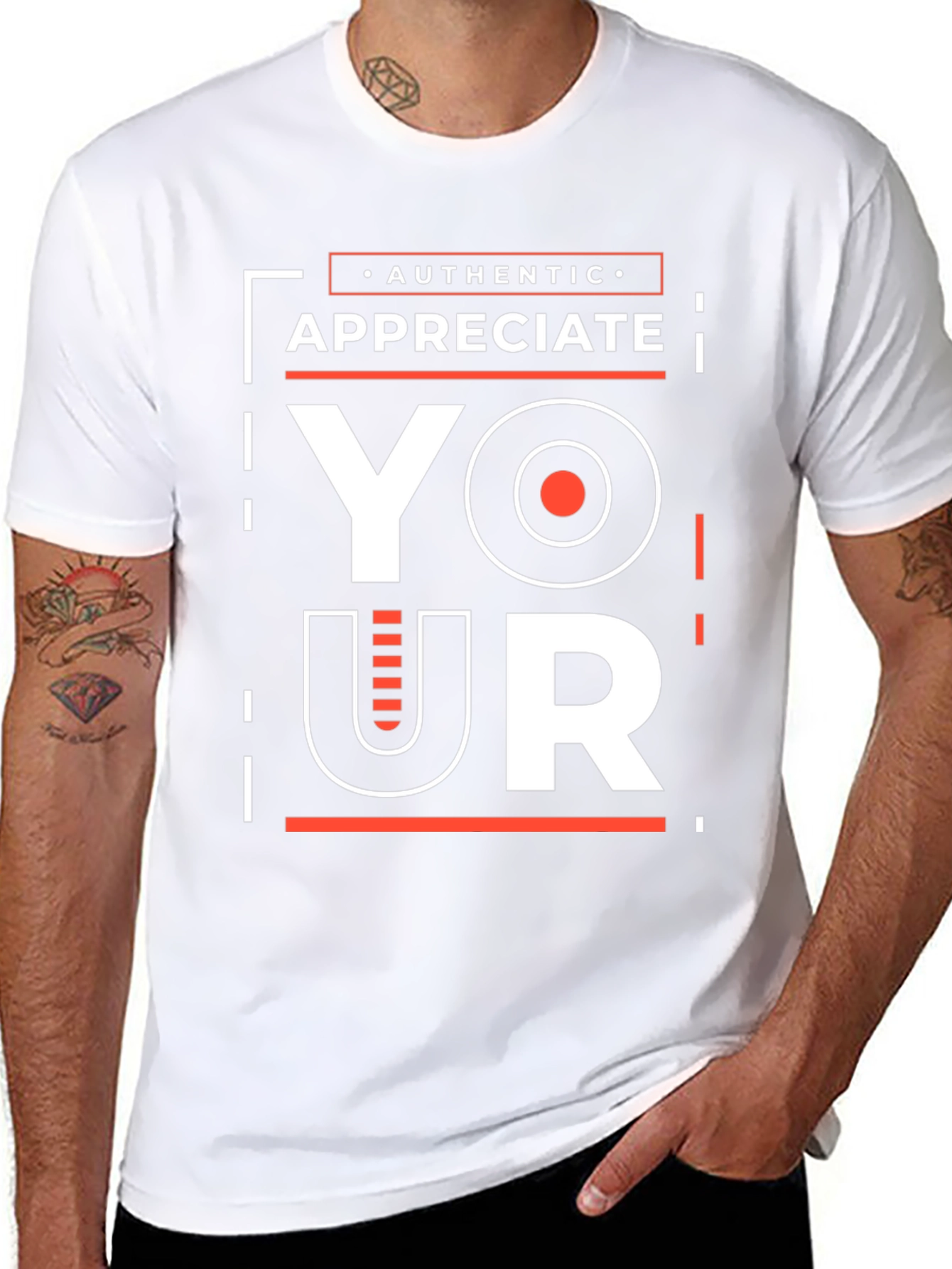 Appreciate Your Authentic Style Black Graphic Tee