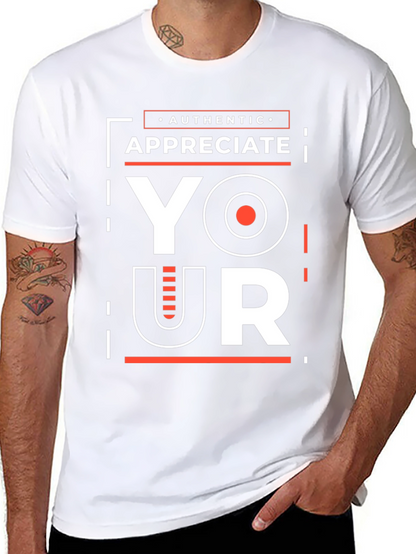 Appreciate Your Authentic Style Black Graphic Tee