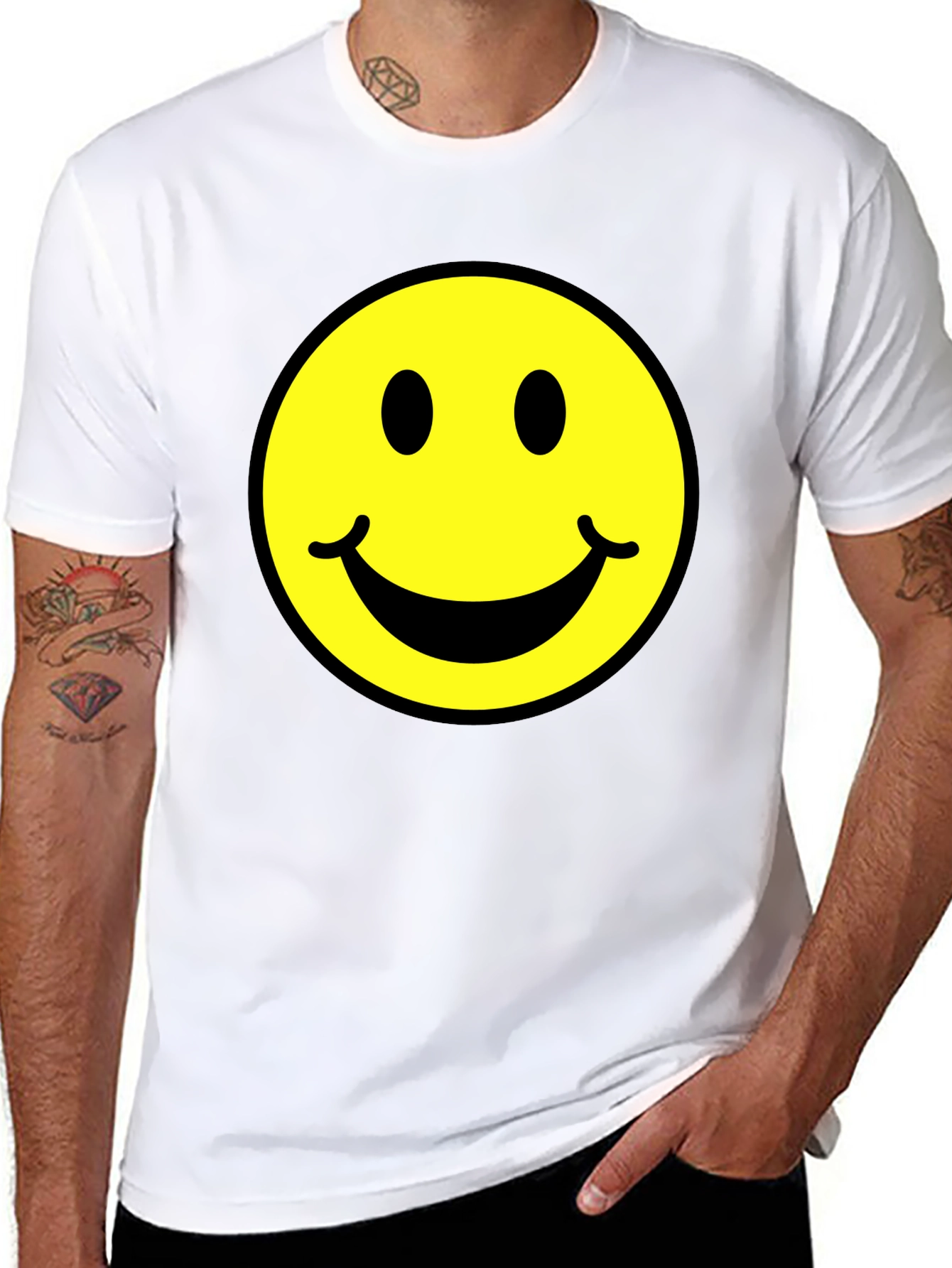 Classic Smiley Face Graphic Tee