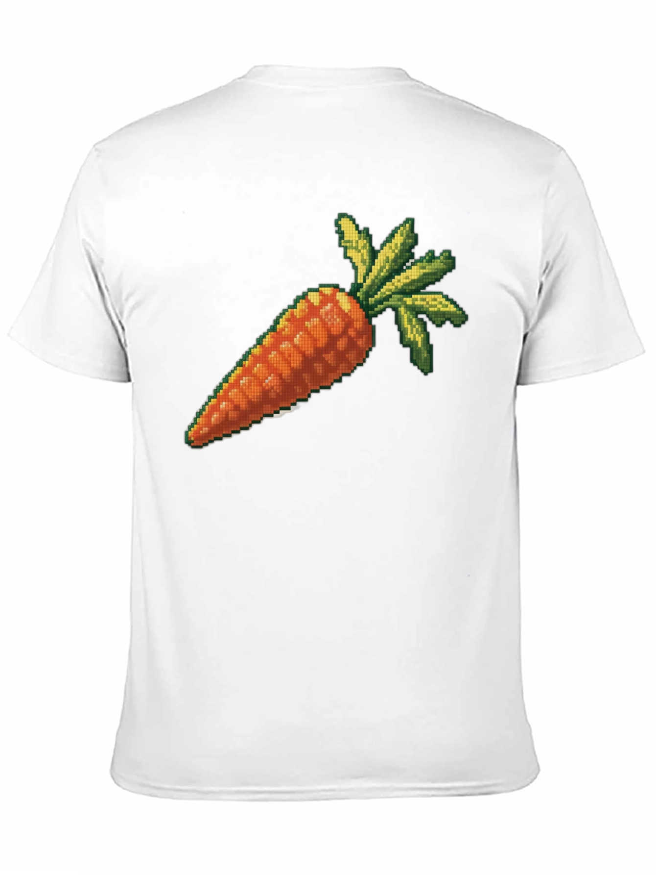 Pixelated Carrot Graphic T-Shirt