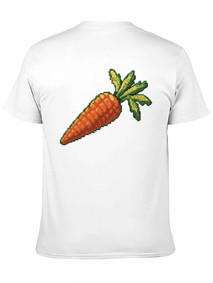 Pixelated Carrot Graphic T-Shirt