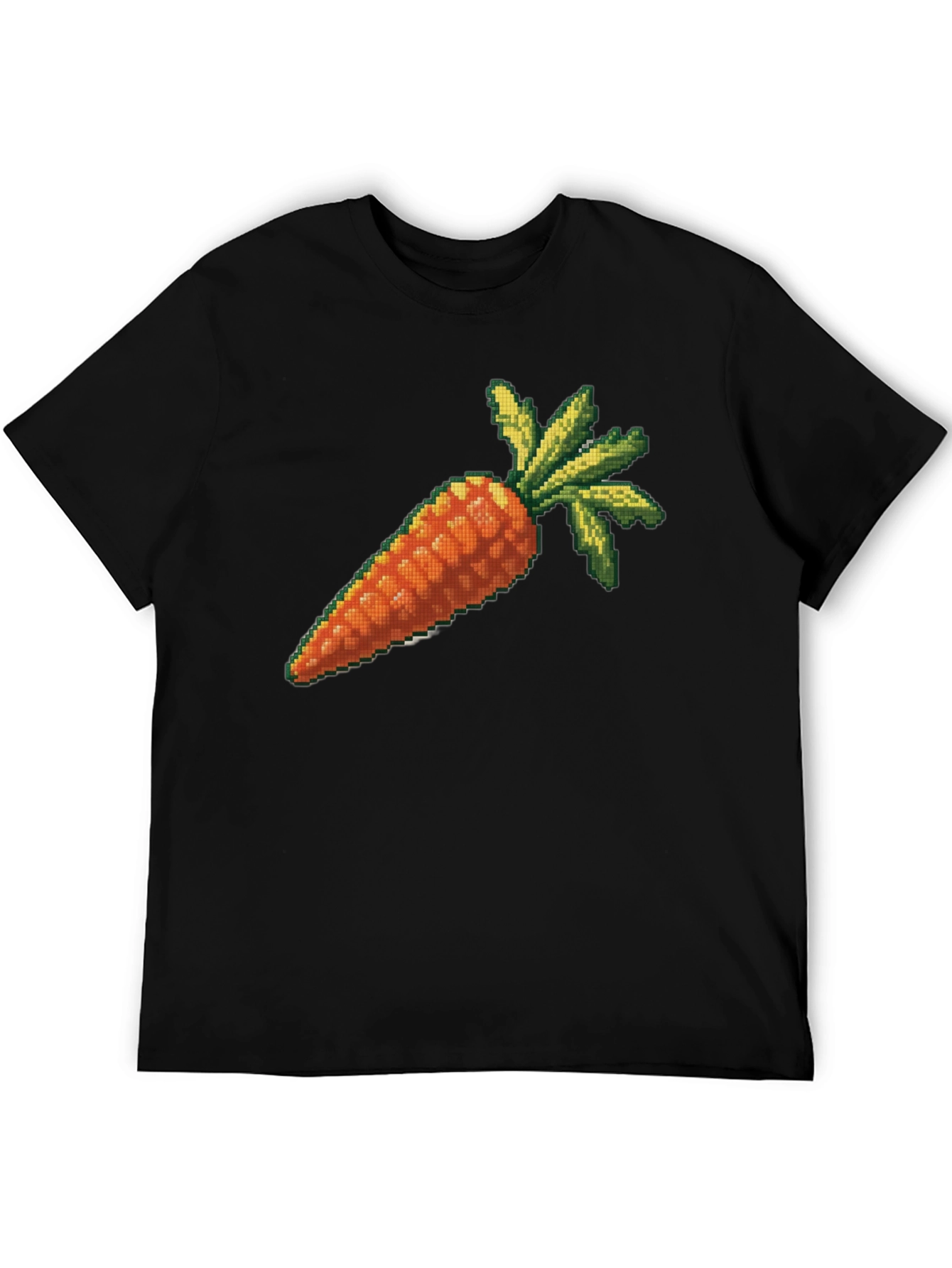 Pixelated Carrot Graphic T-Shirt