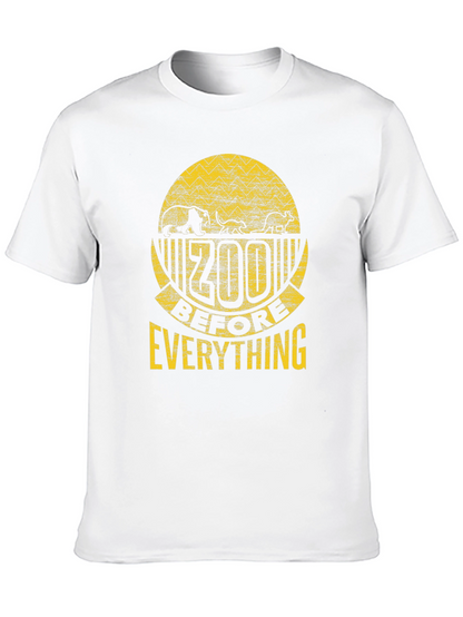 Zoo Before Everything Black Graphic Tee