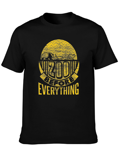 Zoo Before Everything Black Graphic Tee