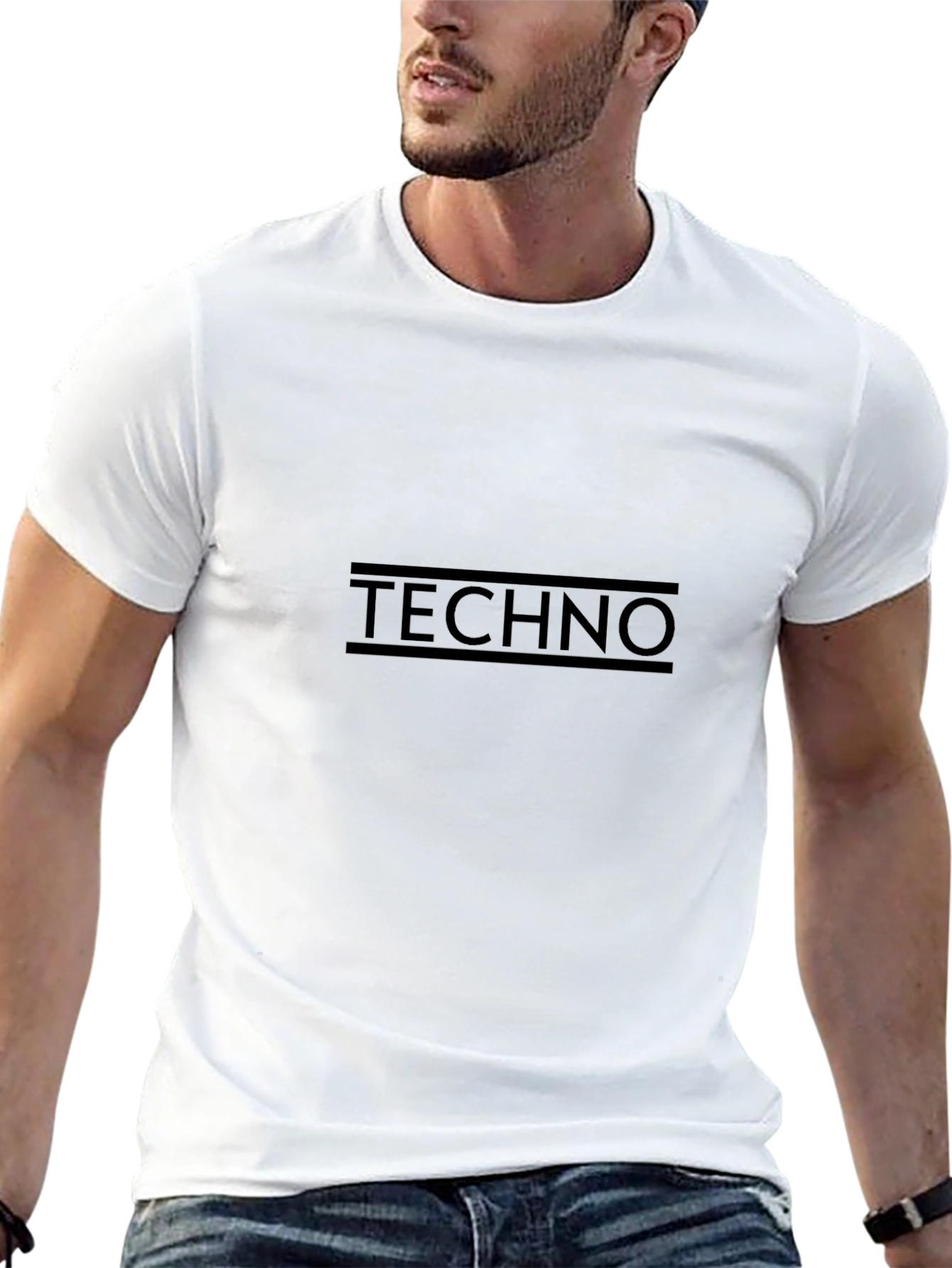Techno Graphic Tee - Mens Black T-Shirt