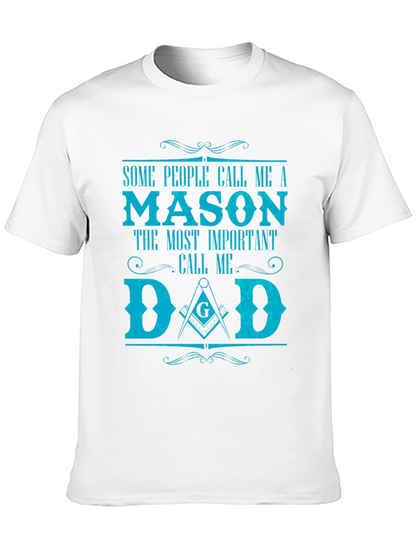 Mason Dad T-Shirt - Gift for Father