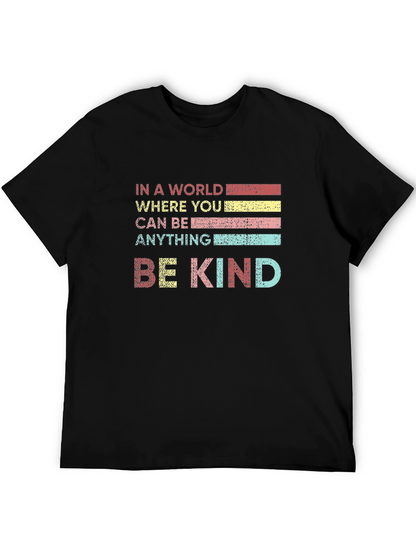Be Kind Graphic Tee - Soft Cotton Blend T-Shirt