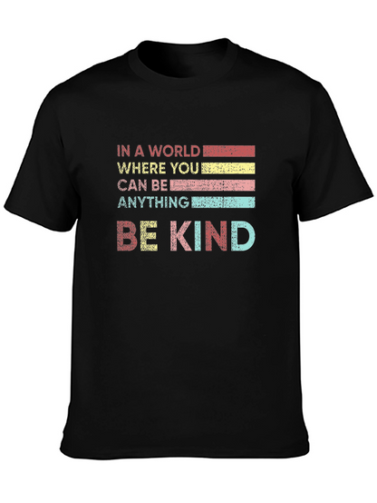 Be Kind Graphic Tee - Soft Cotton Blend T-Shirt