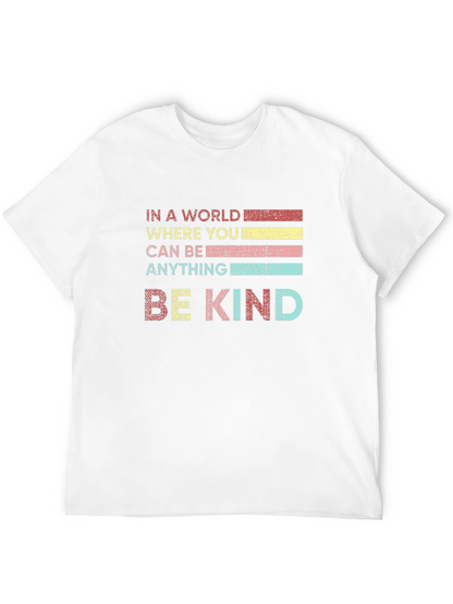 Be Kind Graphic Tee - Soft Cotton Blend T-Shirt