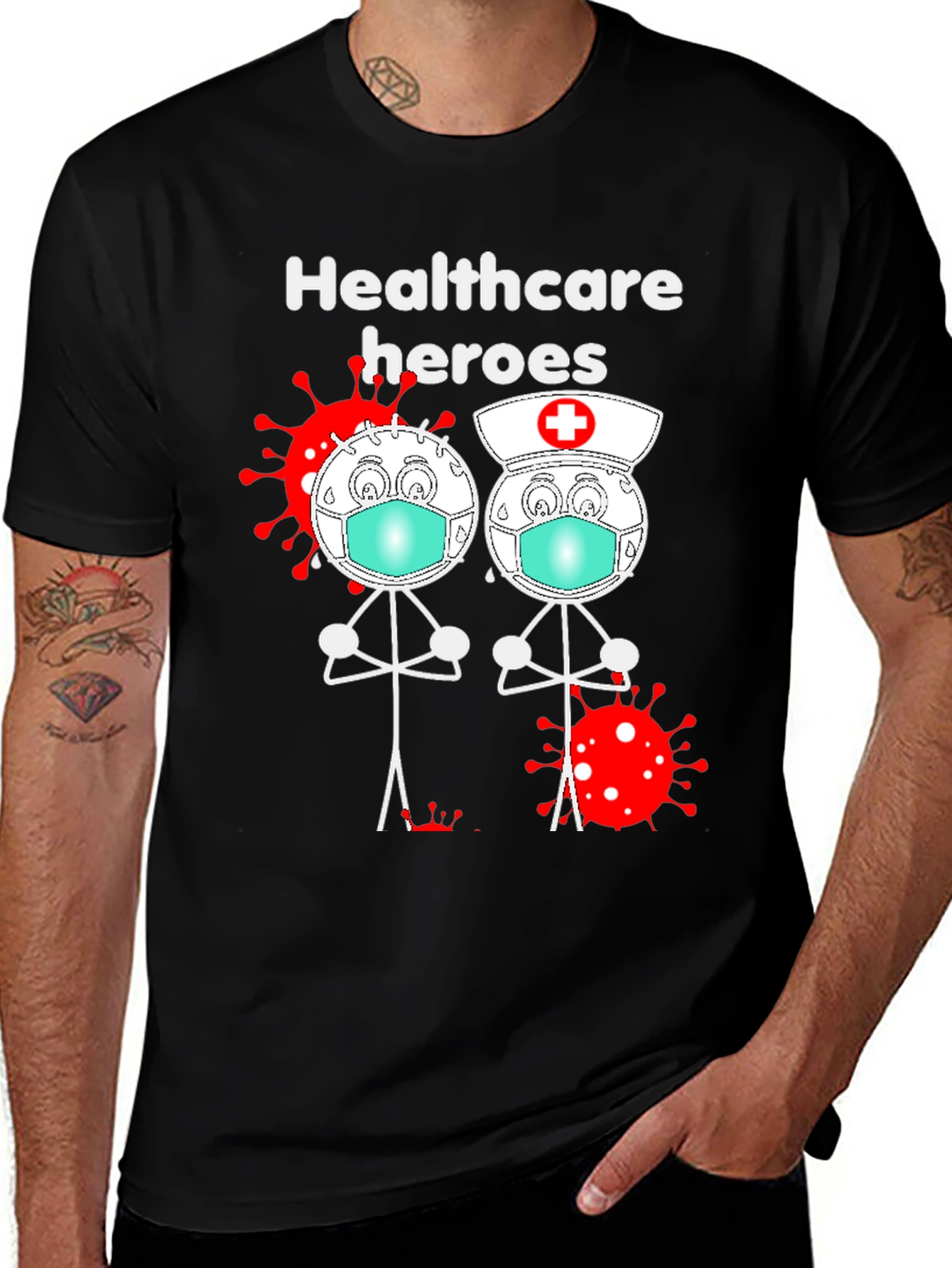 Healthcare Heroes Graphic T-Shirt