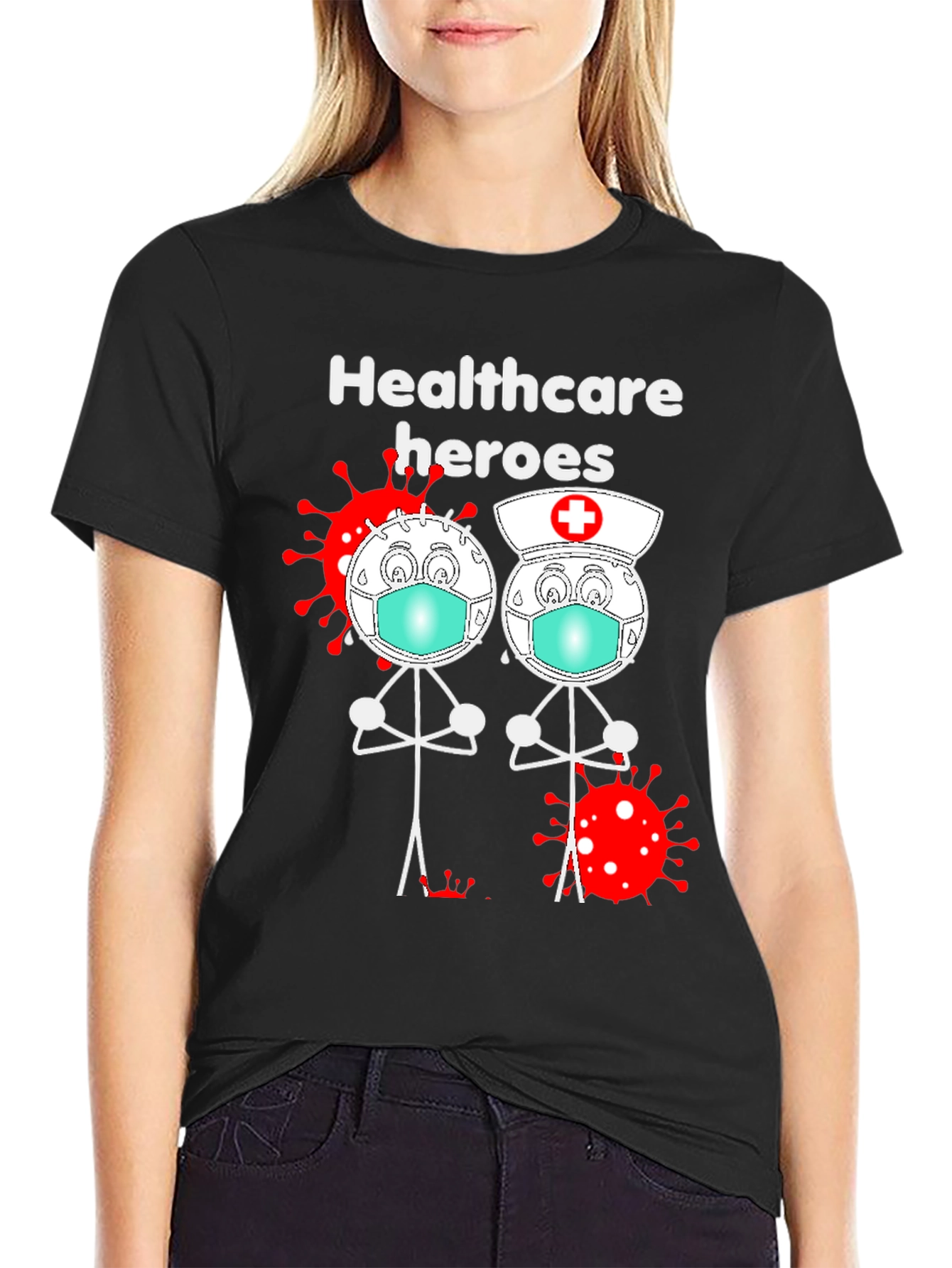 Healthcare Heroes Graphic T-Shirt
