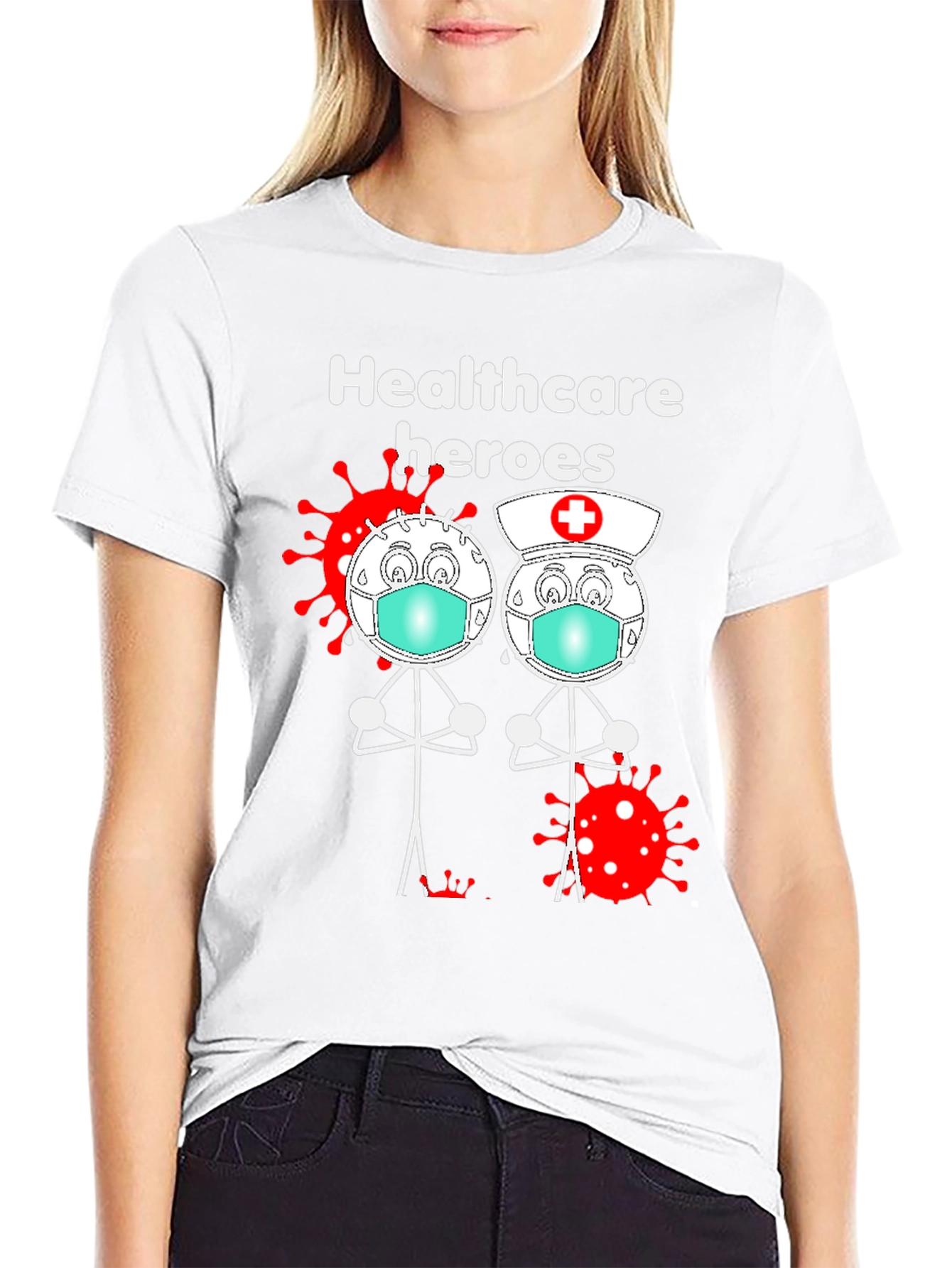 Healthcare Heroes Graphic T-Shirt