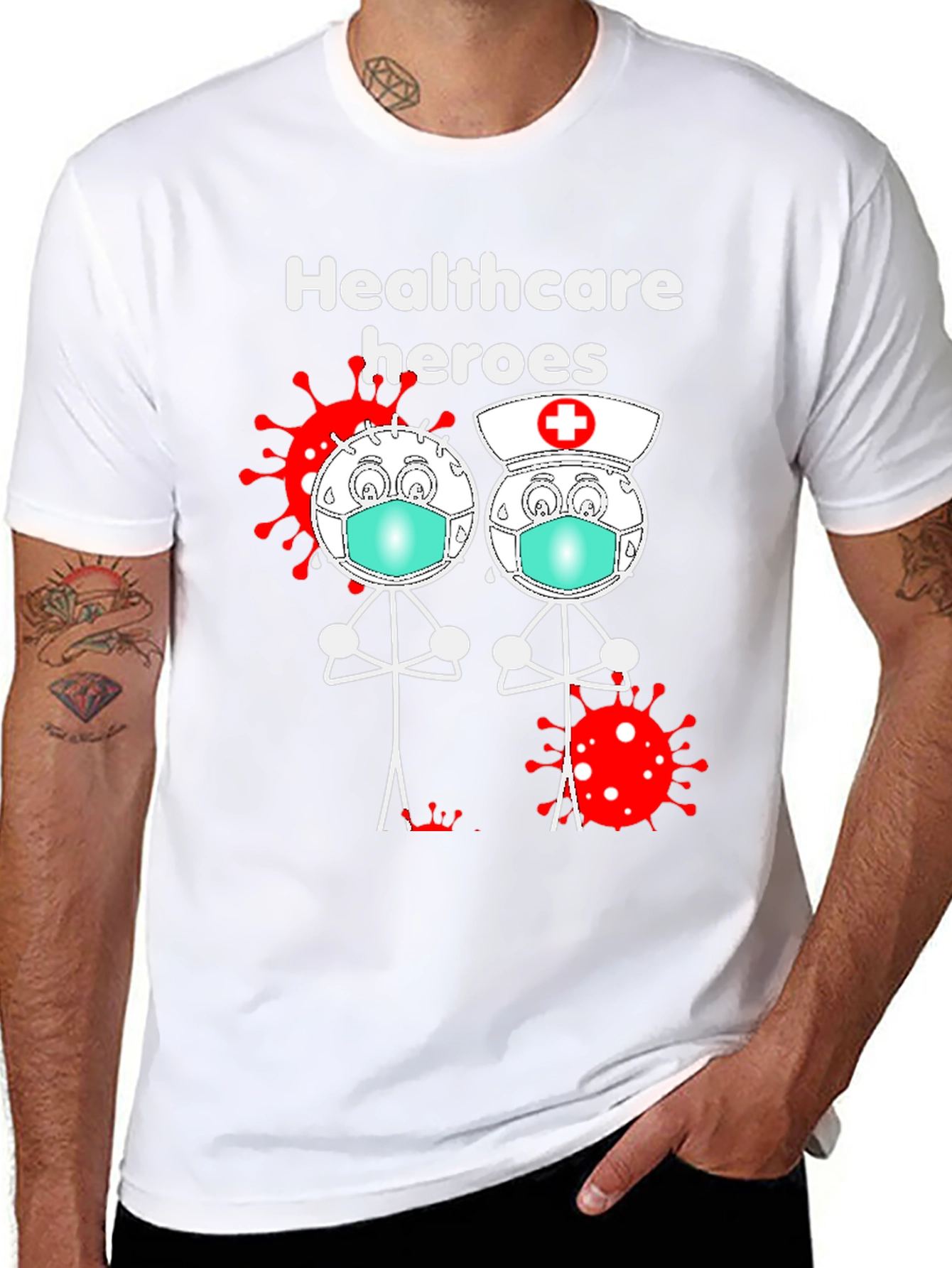 Healthcare Heroes Graphic T-Shirt