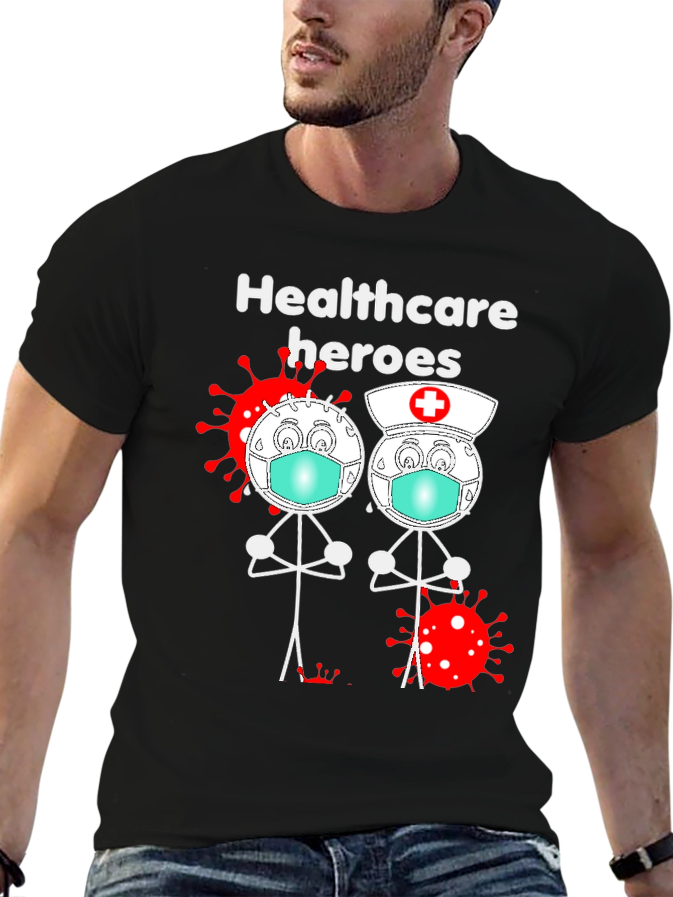 Healthcare Heroes Graphic T-Shirt