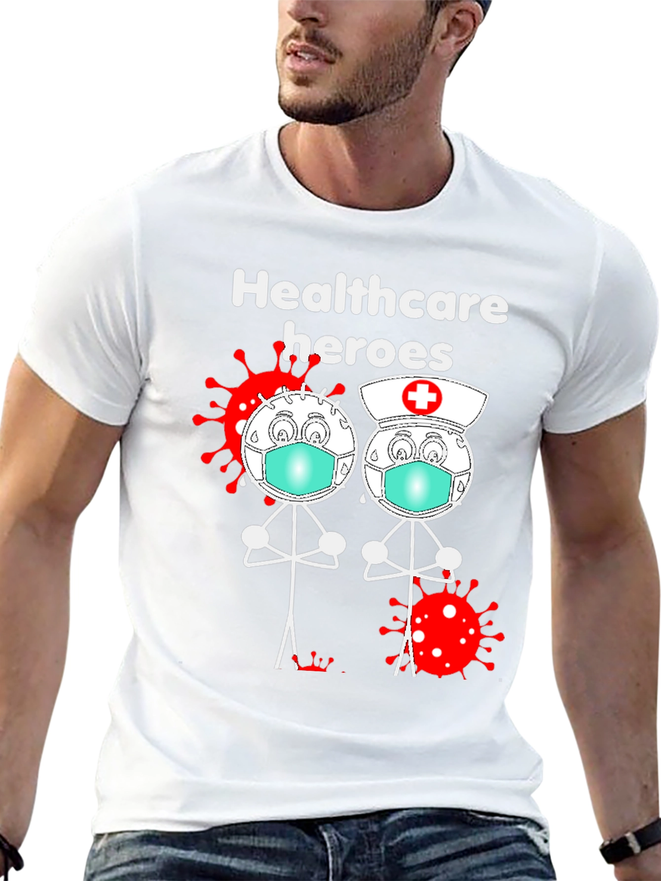 Healthcare Heroes Graphic T-Shirt