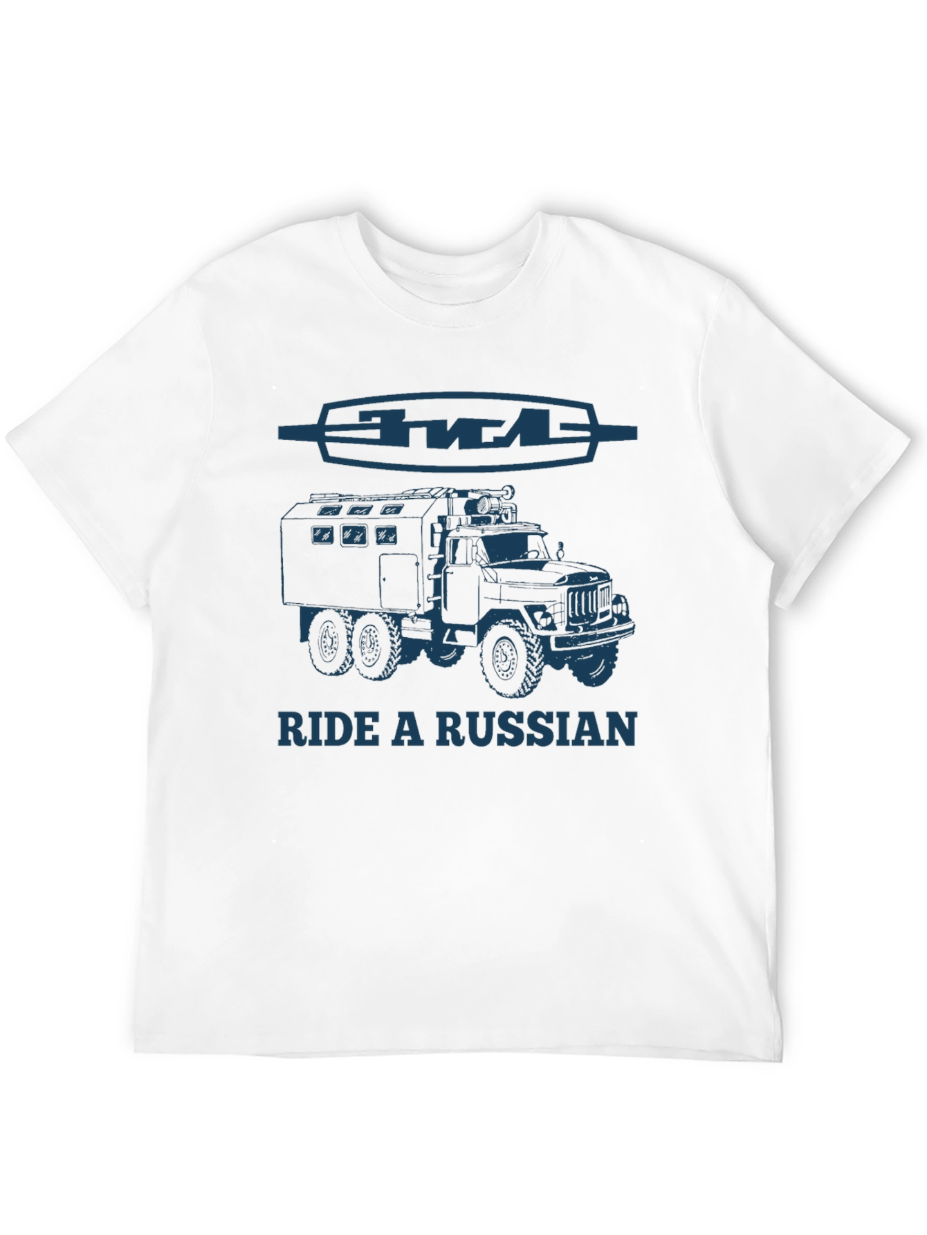 Ride a Russian Truck T-Shirt - Black