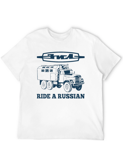 Ride a Russian Truck T-Shirt - Black