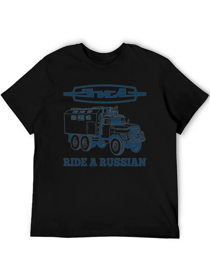 Ride a Russian Truck T-Shirt - Black