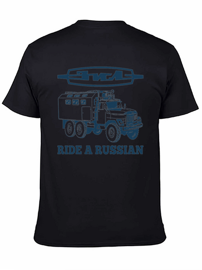 Ride a Russian Truck T-Shirt - Black