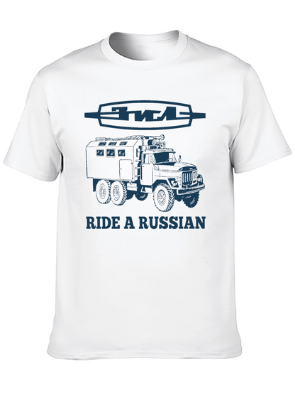 Ride a Russian Truck T-Shirt - Black