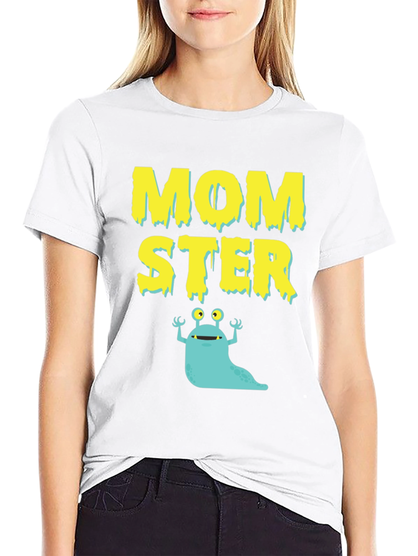 Momster Graphic T-Shirt - Novelty Monster Tee