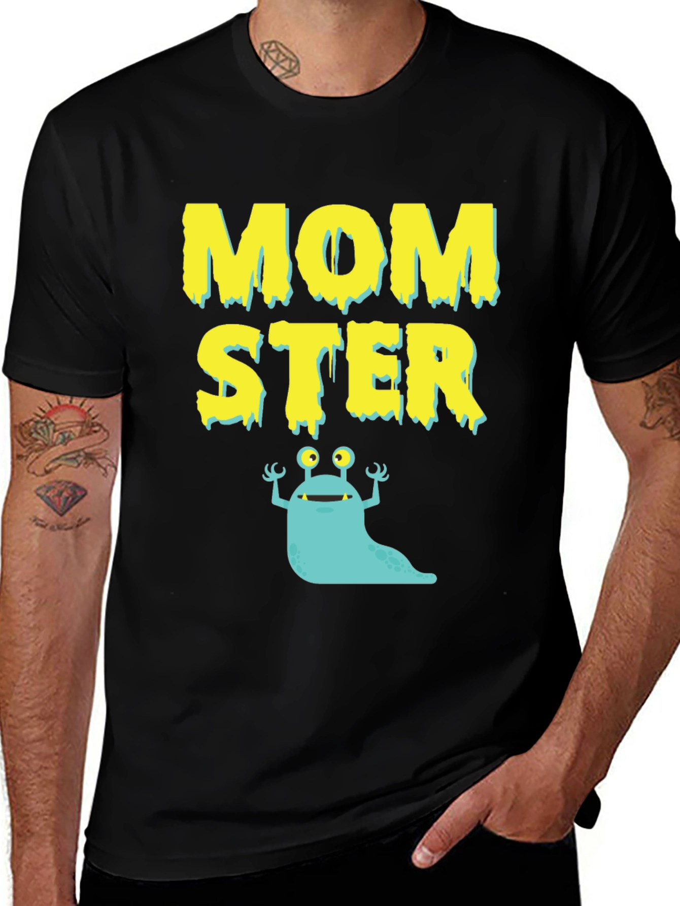 Momster Graphic T-Shirt - Novelty Monster Tee