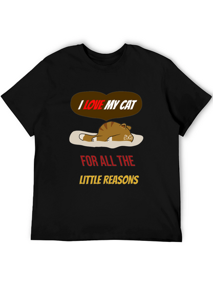 I Love My Cat T-Shirt