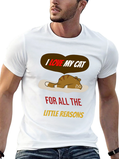 I Love My Cat T-Shirt