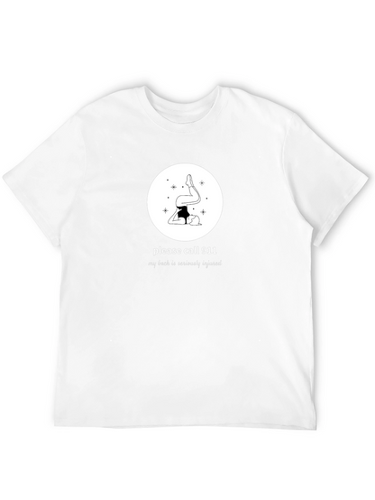 Yoga Injury Humor T-Shirt: Please Call 911