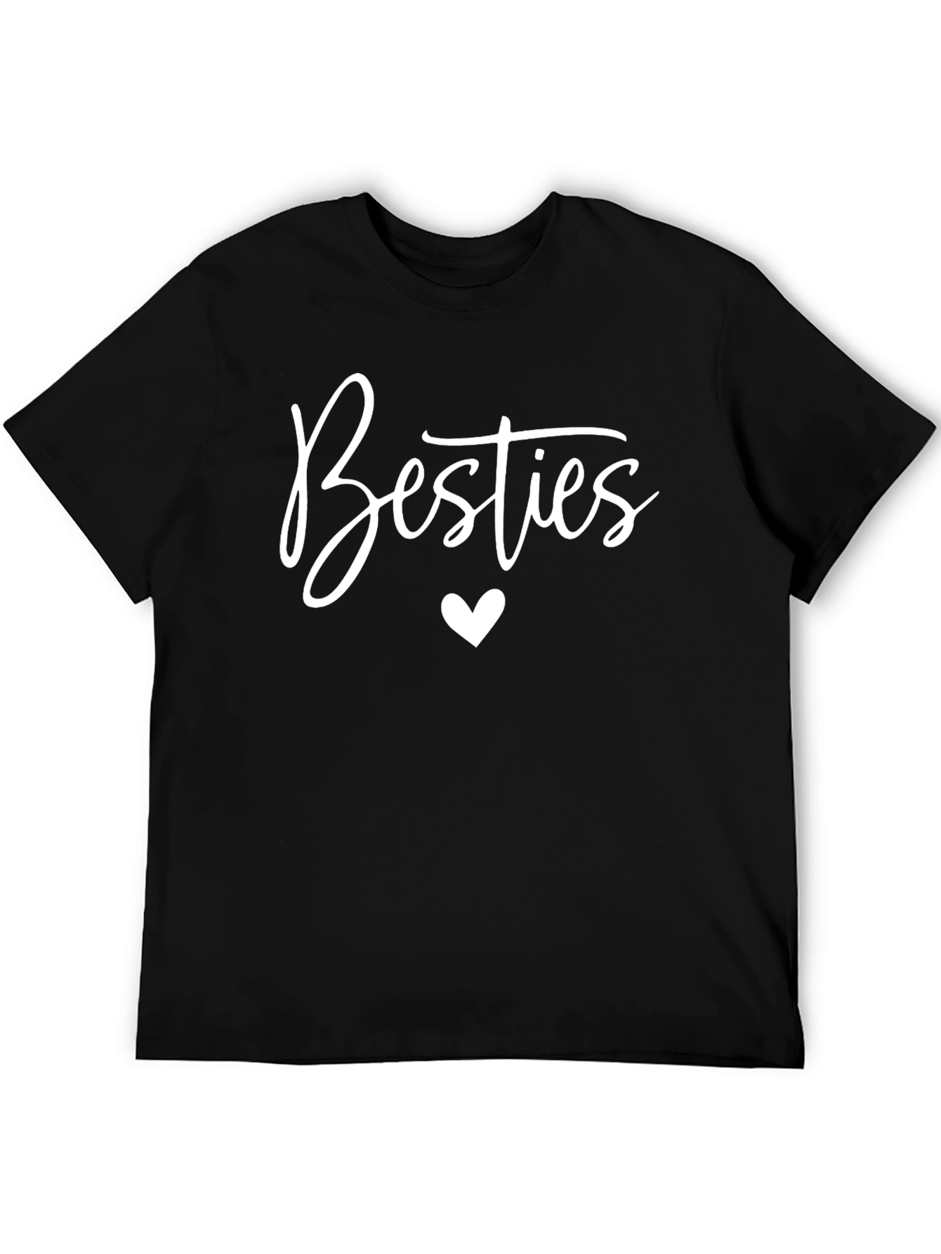 Besties Heart Graphic T-Shirt