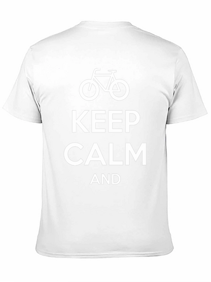 Keep Calm and Cycle T-Shirt - Black