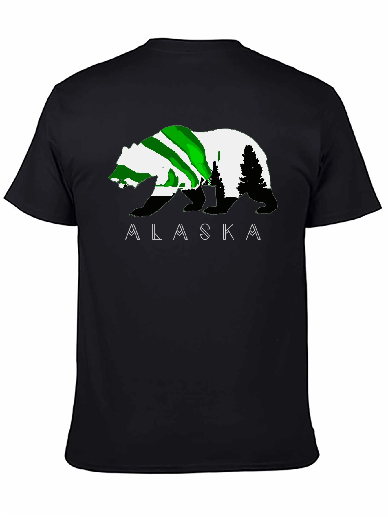 Alaska Bear Graphic T-Shirt - Outdoor Adventure Tee
