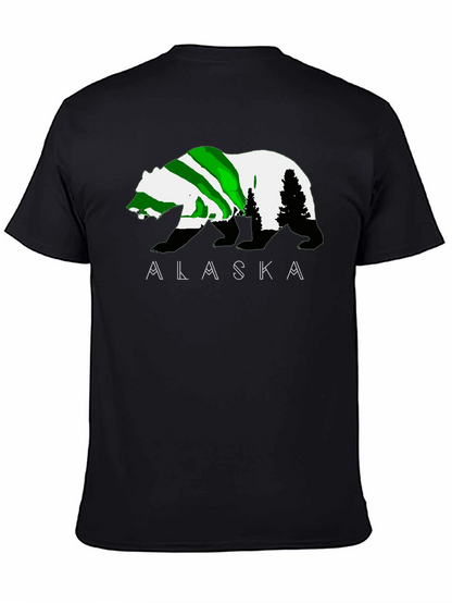 Alaska Bear Graphic T-Shirt - Outdoor Adventure Tee