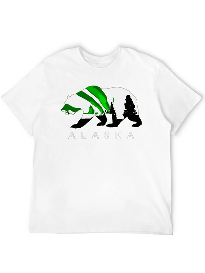 Alaska Bear Graphic T-Shirt - Outdoor Adventure Tee