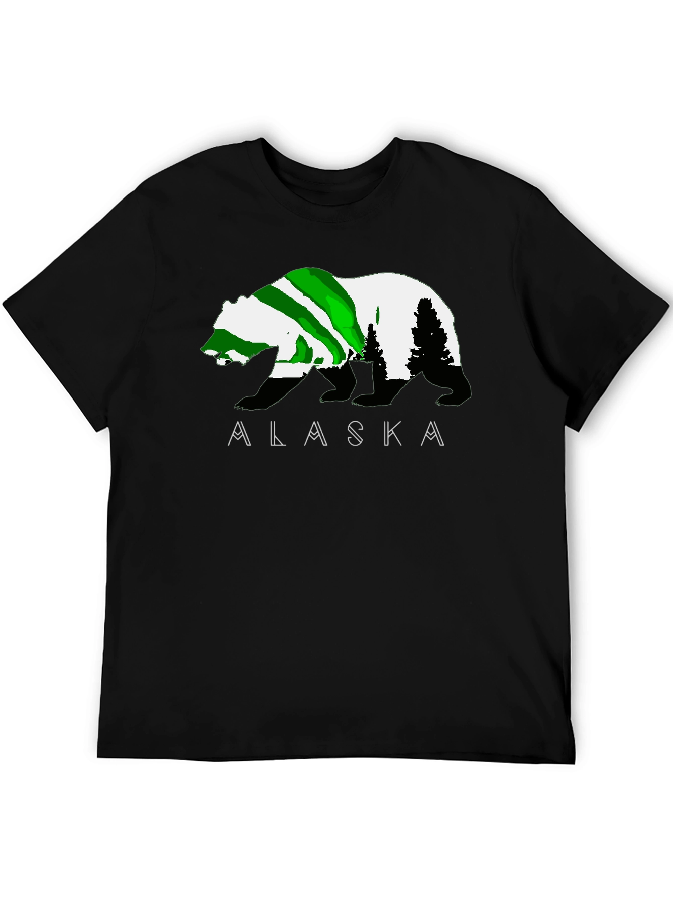 Alaska Bear Graphic T-Shirt - Outdoor Adventure Tee