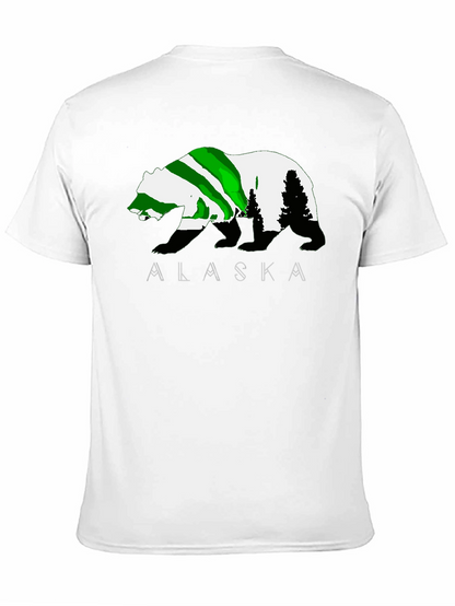 Alaska Bear Graphic T-Shirt - Outdoor Adventure Tee