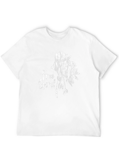 Free Spirit Graphic Tee - Stylish Black T-Shirt