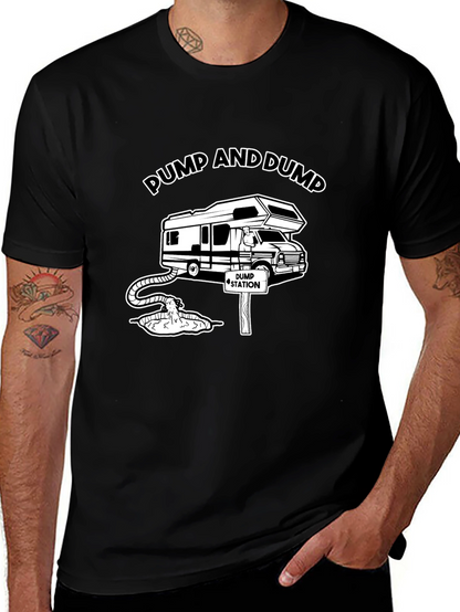 Pump and Dump RV Humor Graphic Tee