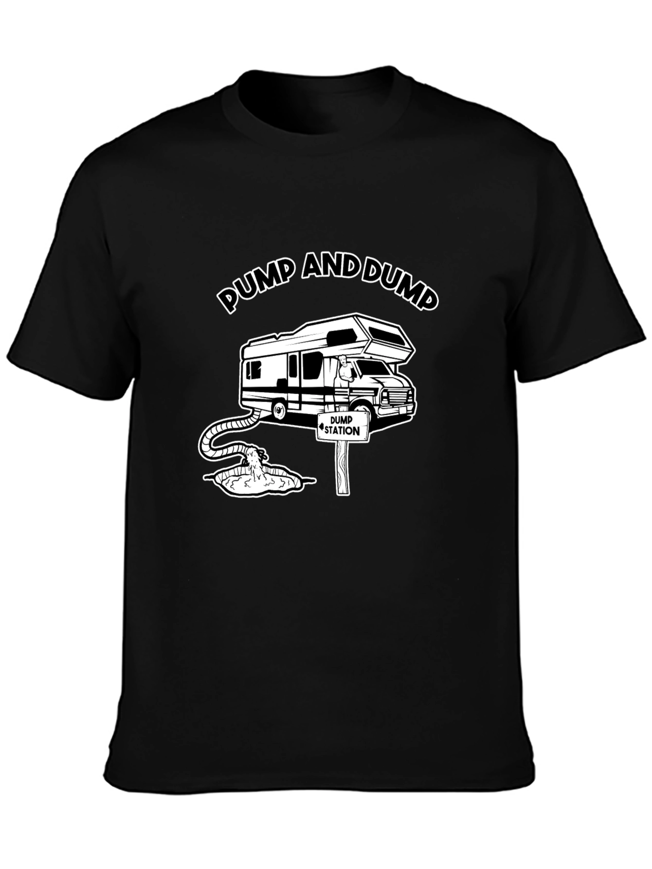 Pump and Dump RV Humor Graphic Tee
