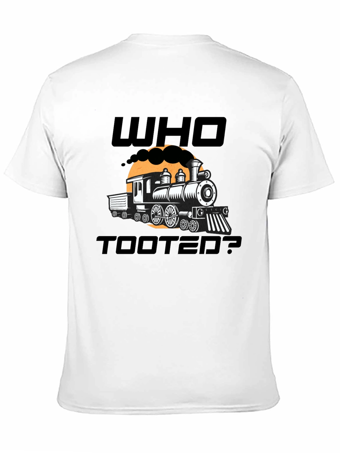 Who Tooted? Funny Train Graphic Novelty T-Shirt