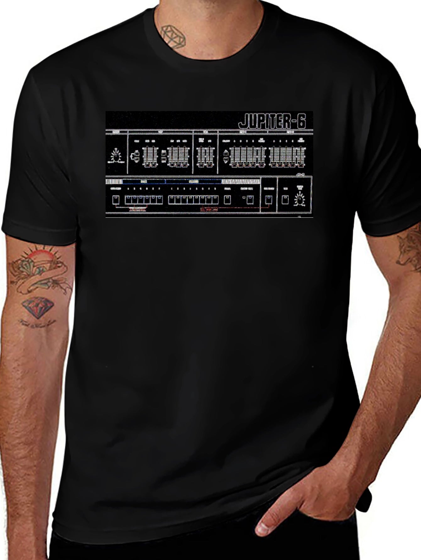 Jupiter-6 Synth Graphic T-Shirt