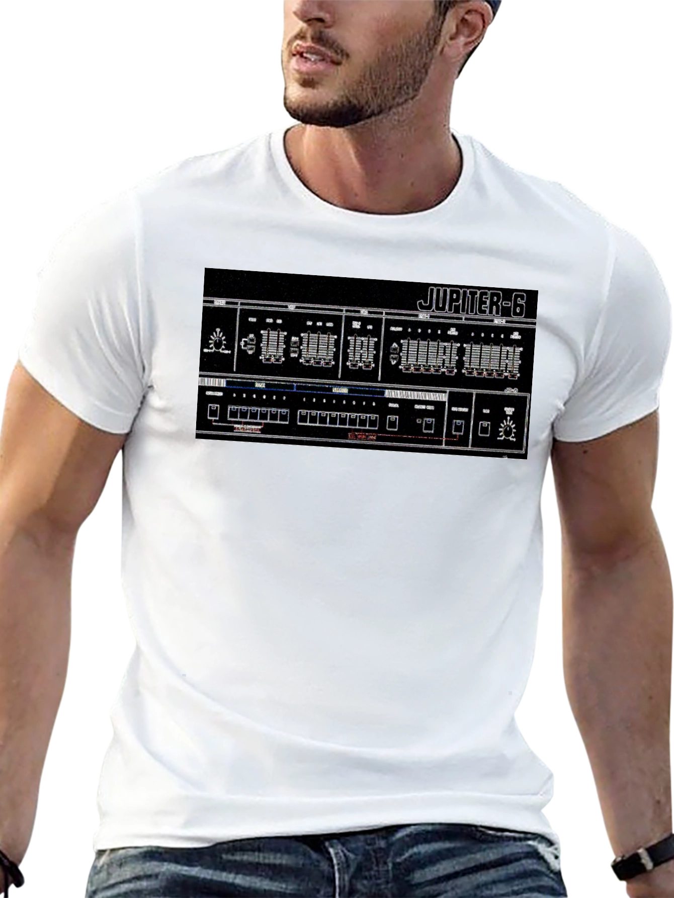 Jupiter-6 Synth Graphic T-Shirt