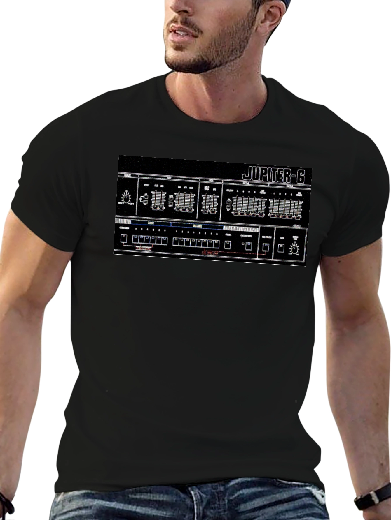 Jupiter-6 Synth Graphic T-Shirt