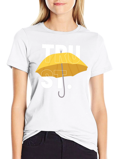 TRUST T-Shirt - Yellow Umbrella Design