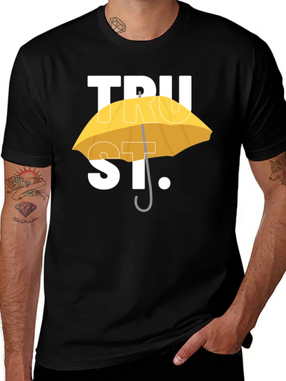 TRUST T-Shirt - Yellow Umbrella Design