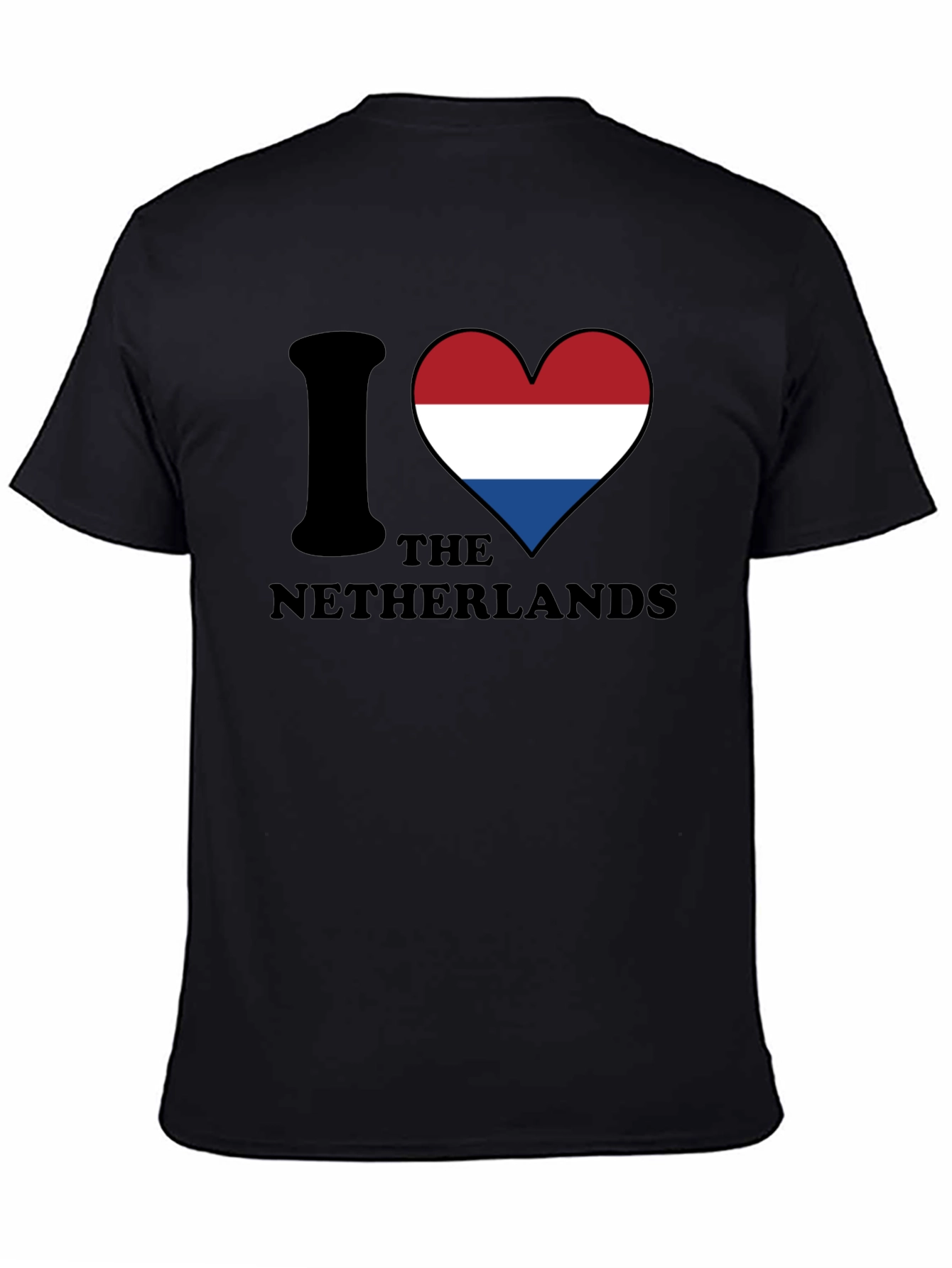 I Love Netherlands T-Shirt - Flag Heart Design